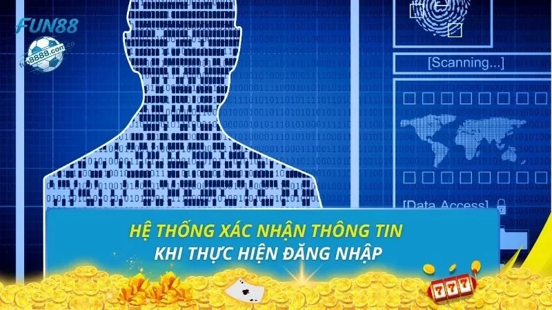 Hệ thống xác nhận thông tin khi thực hiện đăng nhập